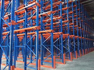 Chambre froide de stockage FILO, rayonnage métallique robuste pour entrepôt, à entrée directe - Product Image 4