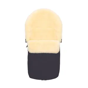 เด็ก sheepskin sleeping bag footmuff