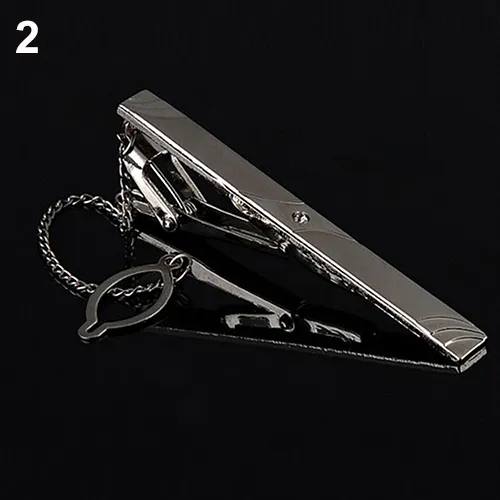 Multi-styles Mr Metal Silver Simple Tie Tie Clip Bar Brooch Convenient for men gift