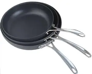 Durable Castamel Cookware Induction Bottom Aluminum Nonstick Fry Pan With Stainless Steel Handle