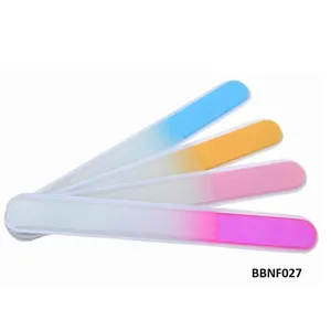 Smoothly round tip glass nail polish files, manicure nail art tools nail files ,beauty healthy natural glass nail shiner