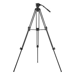 Treppiede Professionale FT6717 Weifeng di Alta Qualità, Robusto Treppiede in Alluminio per Videocamera con Testa Fluida - Product Image 2