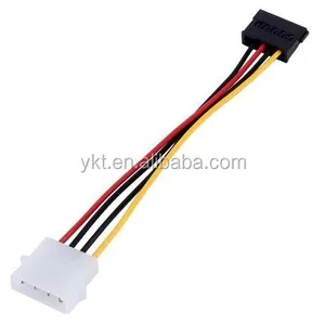 SATA 15Pin Power Connector Female zu Molex 4-pin IDE weibliche Hard Drive Adapter