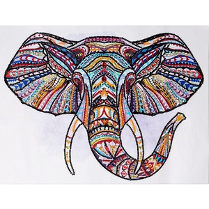 <span class=keywords><strong>Peinture</strong></span> au diamant faite à la main, art mural, bricolage, cristal en forme spéciale de tête <span class=keywords><strong>d</strong></span>'éléphant pour la <span class=keywords><strong>d</strong></span>écoration de la maison - Product Image 1
