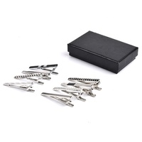 Dress Stylish Copper Custom Carbon Fiber Tie High Quality Make Cufflinks Mens Metal Tie Clip