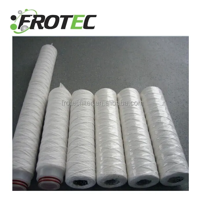 Marca del cliente Cartuccia del Filtro Dell'acqua Cotone String Ferita Filtro