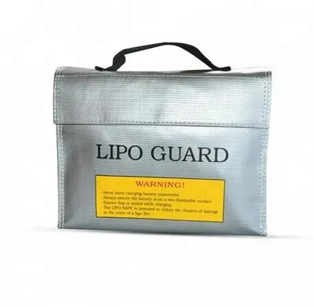Yeni RC LiPo pil emniyet çantası güvenli güvenlik görevlisi şarj çuval çantalar 215x165x45 MM bisiklet, bisiklet pil