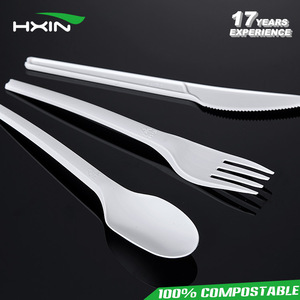 HXIN Couverts jetables légers en PS, économiques, à usage unique, pour l'emballage alimentaire - Product Image 1