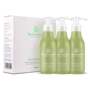 Set de Tratamiento Capilar con Keratina Brasileña Orgánica para Cabello Encrespado y Dañado con Proteína y Colágeno, Bajo MOQ, Uso Profesional en Salón y en Casa - Product Image 3