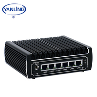 Mini PC Barebone avec Intel I3-8130U 6 ports LAN Pare-feu Pfsense pour Windows 10