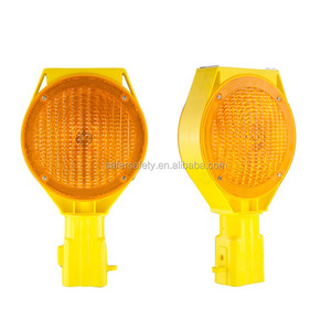 Năng lượng mặt trời <span class=keywords><strong>Powered</strong></span> màu xanh <span class=keywords><strong>LED</strong></span> hổ phách cảnh báo giao thông ánh sáng năng lượng mặt trời chướng ngại vật ánh sáng - Product Image 6