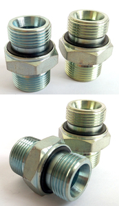 Raccord de tuyau hydraulique droit Eaton Standard, cône à 24 degrés, filetage mâle, 1CM <span class=keywords><strong>1DM</strong></span> - Product Image 2