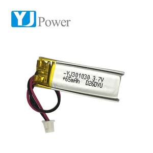 2017 buena venta de <span class=keywords><strong>3</strong></span>,7 voltios 301030 65 mAh batería lipo batería de alta calidad - Product Image 4