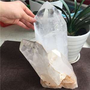 Bán Mẫu Vật Tinh Thể Thạch Anh Trong Suốt Lớn Tự Nhiên Tinh Thể Cụm Điểm Tinh Thể - Product Image 6