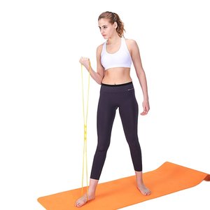 <span class=keywords><strong>Banda</strong></span> elástica de resistencia de silicona de 8 formas de ejercicio personalizado para expansor de pecho - Product Image 5