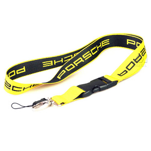 Customizable Eco-friendly Fashionable Key Holder Lanyard Set Durable Polyester Material Heat Transfer Silk Screen Printed Logo