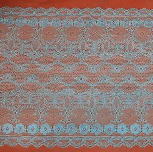 24.5 cm व्यापक चौड़ाई jacquard बुना हुआ लोचदार फीता ट्रिम