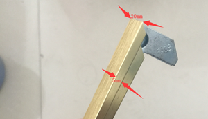 Cornice in acciaio inossidabile con cornice in oro rosa con struttura in metallo di dimensioni personalizzate - Product Image 6