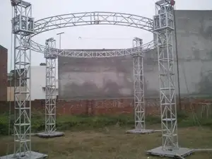 Circular Lighting Truss Aluminum Stage Used For Parties