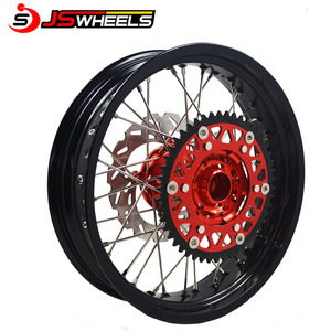 Ruedas de aleación de motocicleta Supermoto de 17 pulgadas para CR125 CR250 CRF250 CRF450 - Product Image 2