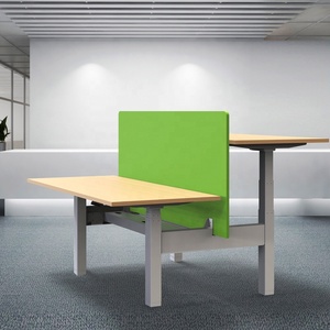 Elettrico back to back 2 sedili motorizzato ufficio regolabile in altezza sedersi a supporto da tavolo - Product Image 5