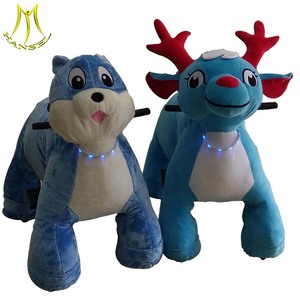 Hansekl Animaux électriques à quatre roues et scooter électrique poney avec pédale, jeux de karting pour enfants et adultes - Product Image 5