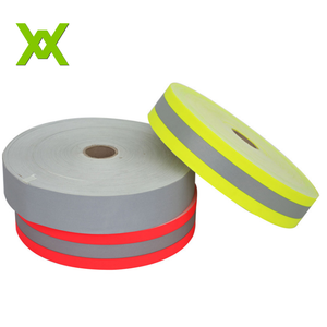 Nastro di avvertimento ignifugo ad alta visibilità all'ingrosso diretto in fabbrica nastro riflettente FR retrò per vigili del fuoco - Product Image 6
