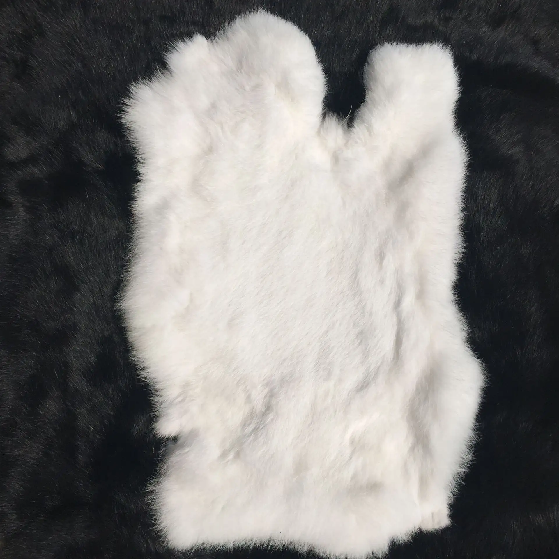 Decorative diy genuine natural color rabbit fur skin rabbit hide rabbit pelts