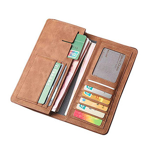 RFID blocco <span class=keywords><strong>portafoglio</strong></span> <span class=keywords><strong>uomo</strong></span> in pelle Bifold con taschino per la giacca e borsa porta carte di credito - Product Image 1