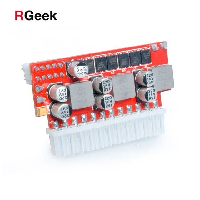 RGeek DC 12V 200W ATX 24PIN NAS Server PSU 4 Bay 6 Bay Nas Case Hard Drive HDD Power Supply