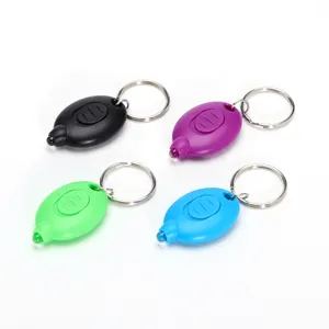 Llavero सस्ता मिनी एलईडी फ्लैश मशाल प्लास्टिक कुंजी टैग ABS अनुकूलित कुंजी चेन 365-395nm यूवी लाइट कुंजी अंगूठी चाबी का गुच्छा एलईडी कीरिंग