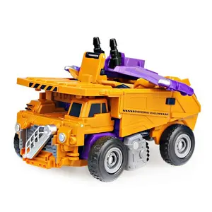 New transform change formers robot kid boy toys 6 in 1 construction cars trucks play set