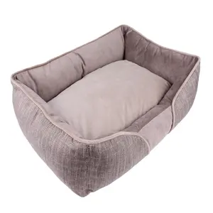 Wholesale Hot Amazon Cozy Luxury Sofa Design Washable Pet Furniture Cat Dog Bed