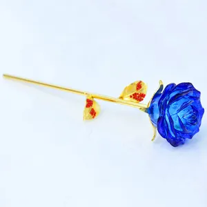 Werbe top-qualität Heißer Verkauf Ziemlich Kristall Rose Blume für Geschenke & Dekoration