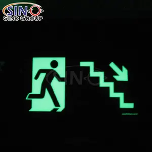 2-12 Hours Glow In The Dark Sticker Vinyl Film Safety Material Photoluminescent Tape