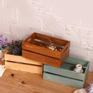 Customized size mini wooden crates wholesale