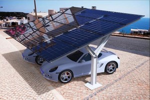 EITAI Standard <span class=keywords><strong>Carport</strong></span> Double Espaces Panneau Solaire Tente De Toit De Voiture En Aluminium <span class=keywords><strong>Abri</strong></span> de Garage - Product Image 5