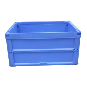 Diskon besar 650*440*330mm peti lipat plastik kualitas baik dengan penutup - Product Image 3