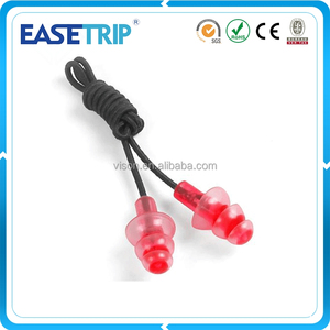 سدادة أذن للسفر عالية الجودة من هلام السيليكون EASETRIP TPE عازلة للصوت بحبل بالجملة منتج حماية السمع - Product Image 4