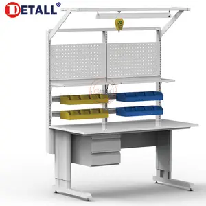 Esd Table Detall- ESD Electronics Height Adjustable Workbench Mobile Phone Cell Phone Computer Repair Workstation CE Certification