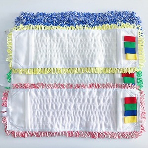 2023 Chất lượng cao 4 màu phẳng sàn sợi nhỏ lau bông lau với túi - Product Image 3
