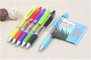 Personnaliser la publicité bannière stylo à bille stylo promotionnel avec papier amovible stylo de promotion avec rouleau de papier