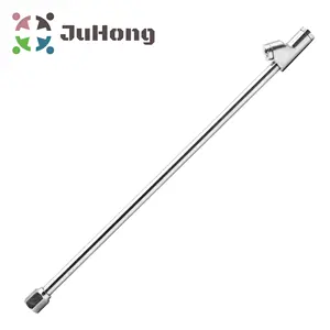 14 "Dài Nghiêng Khóa Thẳng Đầu Kép Chrome Mạ Khí Chuck 1/4" NPT Lốp Bơm Hơi Chuck Công Cụ Lạm Phát Lốp