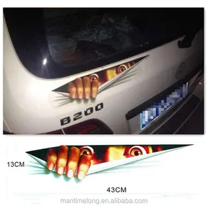 3D Eyes Peeking Monster Voyeur car sticker car body side sticker design design car vinyl sticker