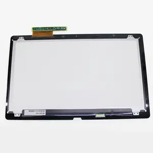 Conjunto digitalizador de tela touch screen lcd de 15 polegadas, montagem para sony vaio flip»