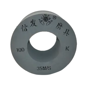 Green silicon carbide ceramic centerless grinding wheels