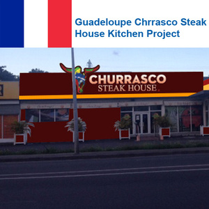 Guadeloupe chrasco Steak <span class=keywords><strong>House</strong></span> proyecto de cocina - Product Image 3