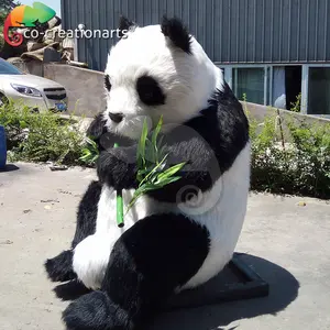 Modelo de panda artificial animatronic, tamanho de vida, venda imperdível