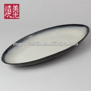 Assiette de service en <span class=keywords><strong>grès</strong></span> pour buffet et barbecue, vaisselle en céramique de cuisine japonaise - Product Image 2