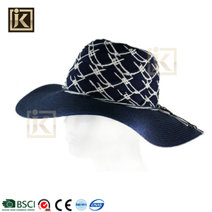 JAKIJAYI bsci papel hecho a las mujeres grandes del borde floppy verano <span class=keywords><strong>sol</strong></span> <span class=keywords><strong>al</strong></span> aire libre sombrero de paja - Product Image 3